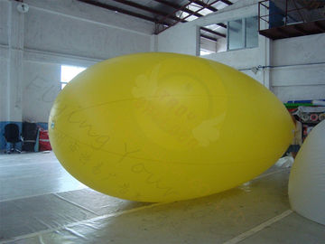 팽창식 노란 체펠린 헬륨 풍선은 옥외 운동을 위해 방수 처리합니다