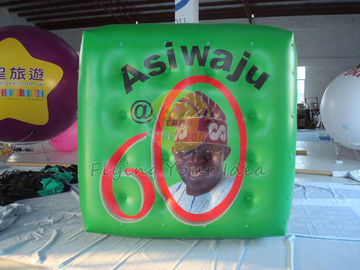 녹색 정치 광고 Bal의 정치적인 사건을 위한 팽창식 광고 헬륨 입방체